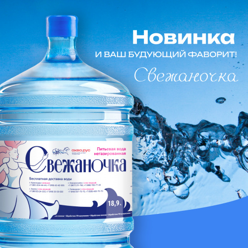 Новинка и ваш будущий фаворит: 5 причин популярности артезианской воды «Свежаночка»